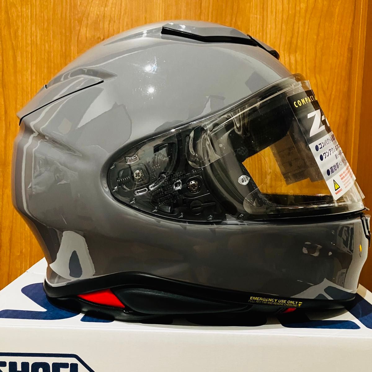 値下げ 美品 SHOEI Z-8 バサルトグレー Mサイズ スモークミラー 値下げ 美品 SHOEI Z-8 バサルトグレー Mサイズ スモークミラー