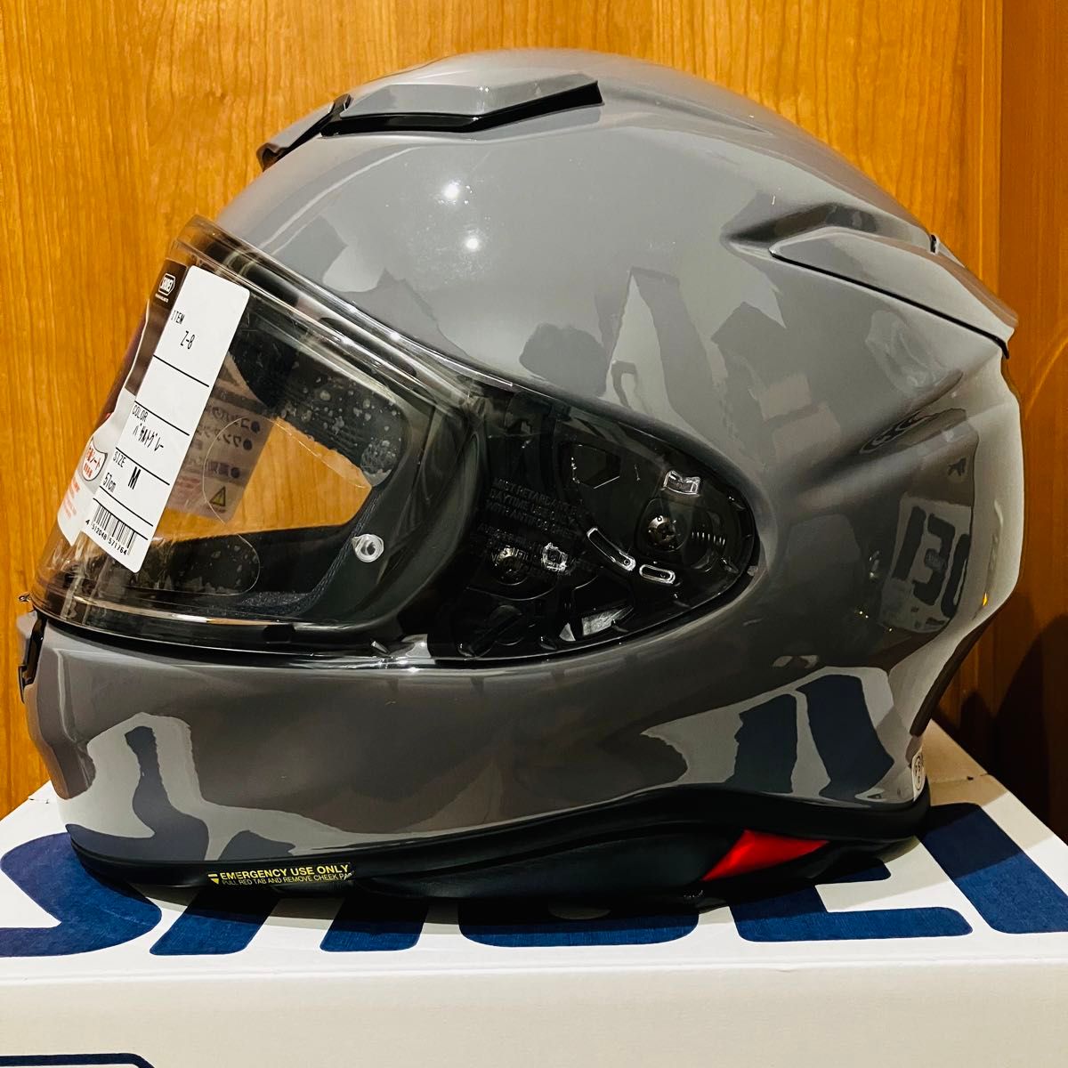 値下げ 美品 SHOEI Z-8 バサルトグレー Mサイズ スモークミラー 値下げ 美品 SHOEI Z-8 バサルトグレー Mサイズ スモークミラー
