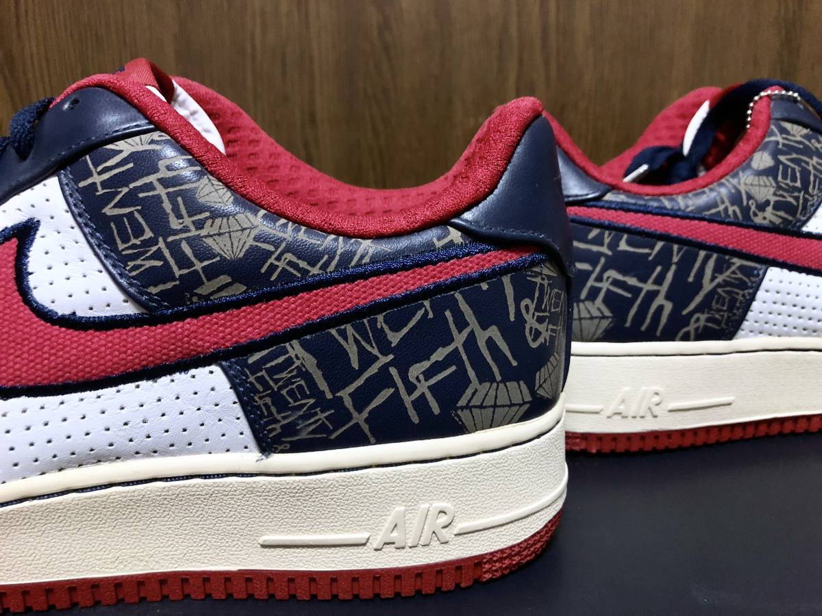 07年製 25周年記念 NIKE AIR FORCE 1 PREMIUM ナイキ エアフォース プレミアム AF1 ダイヤ【315180-160】ホワイト レザー 白 US11_画像5