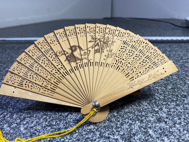  fan white .... carving white . fan . tree China industrial arts . tree . decoration fan white . tree industrial arts kimono small articles 