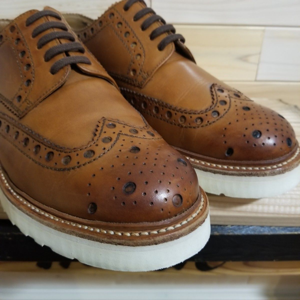 美品 最高級 グレンソン 靴 GRENSON ARCHIE V アーチー ウィング 美品 最高級 グレンソン 靴 GRENSON ARCHIE V アーチー ウィング
