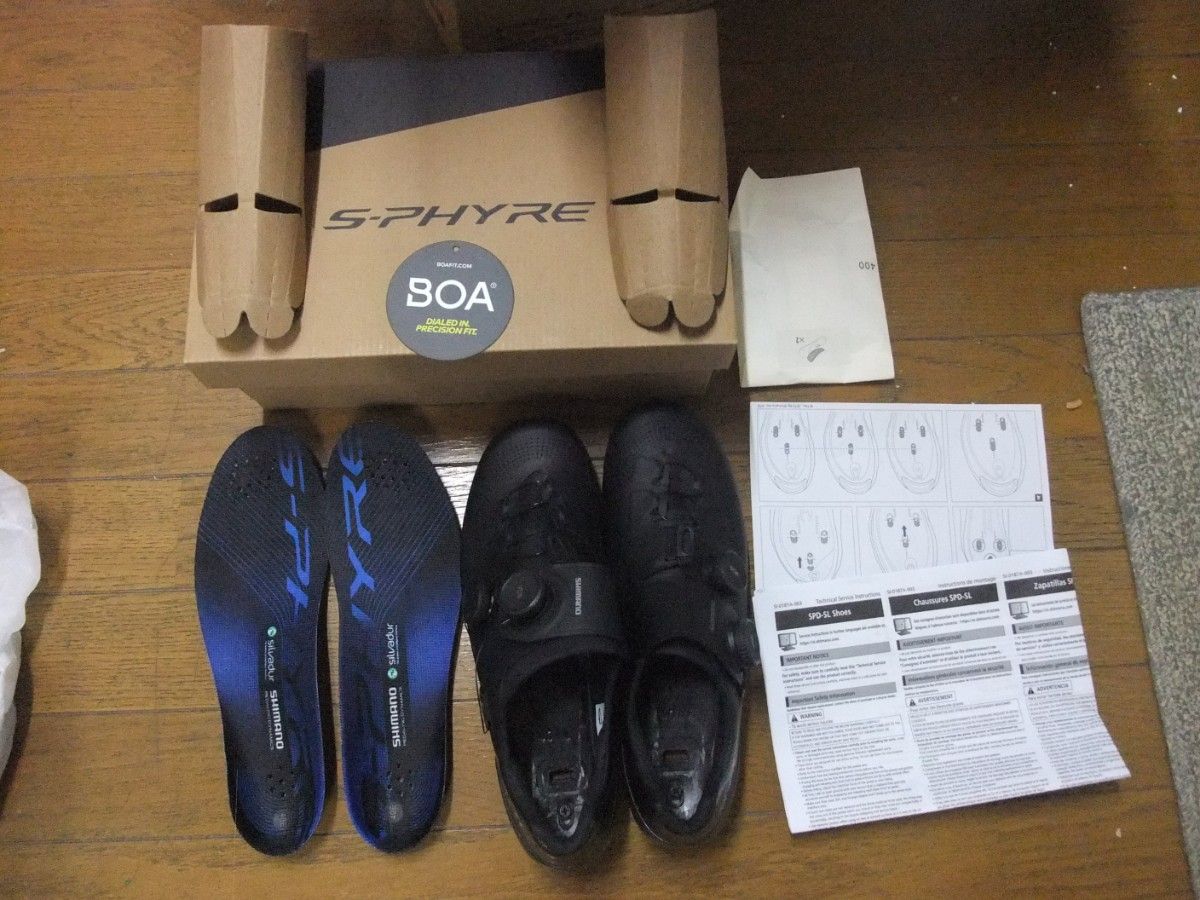 シマノ RC9 SH-RC903 EU40/25 2cm 黒色 ワイドサイズ SPD-SL シマノ RC9 SH-RC903 EU40/25 2cm 黒色 ワイドサイズ SPD-SL