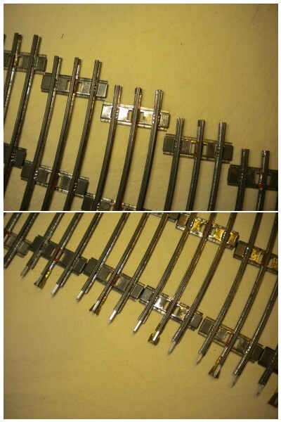 ☆三線式Oゲージ 16本組曲線レール16本 直線レール6本 計22本 メーカー