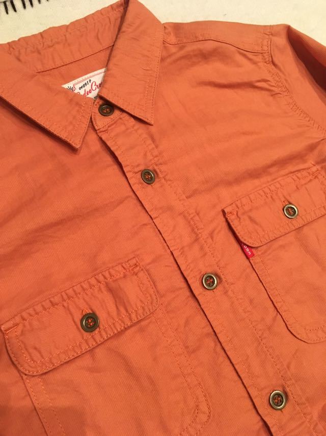 Rodeo Crowns 長袖シャツ 2サイズ オレンジ 刺繍 ワークシャツ ロデオクラウンズ_画像3