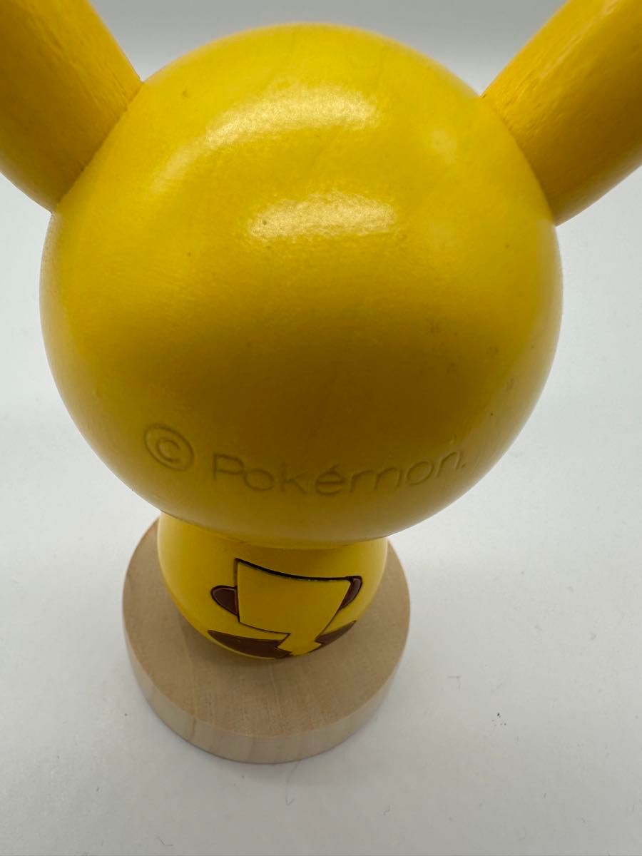 卯三郎こけし ピカチュウ ポケモンセンター限定 こけし 創作 卯三郎こけし ピカチュウ ポケモンセンター限定 こけし 創作
