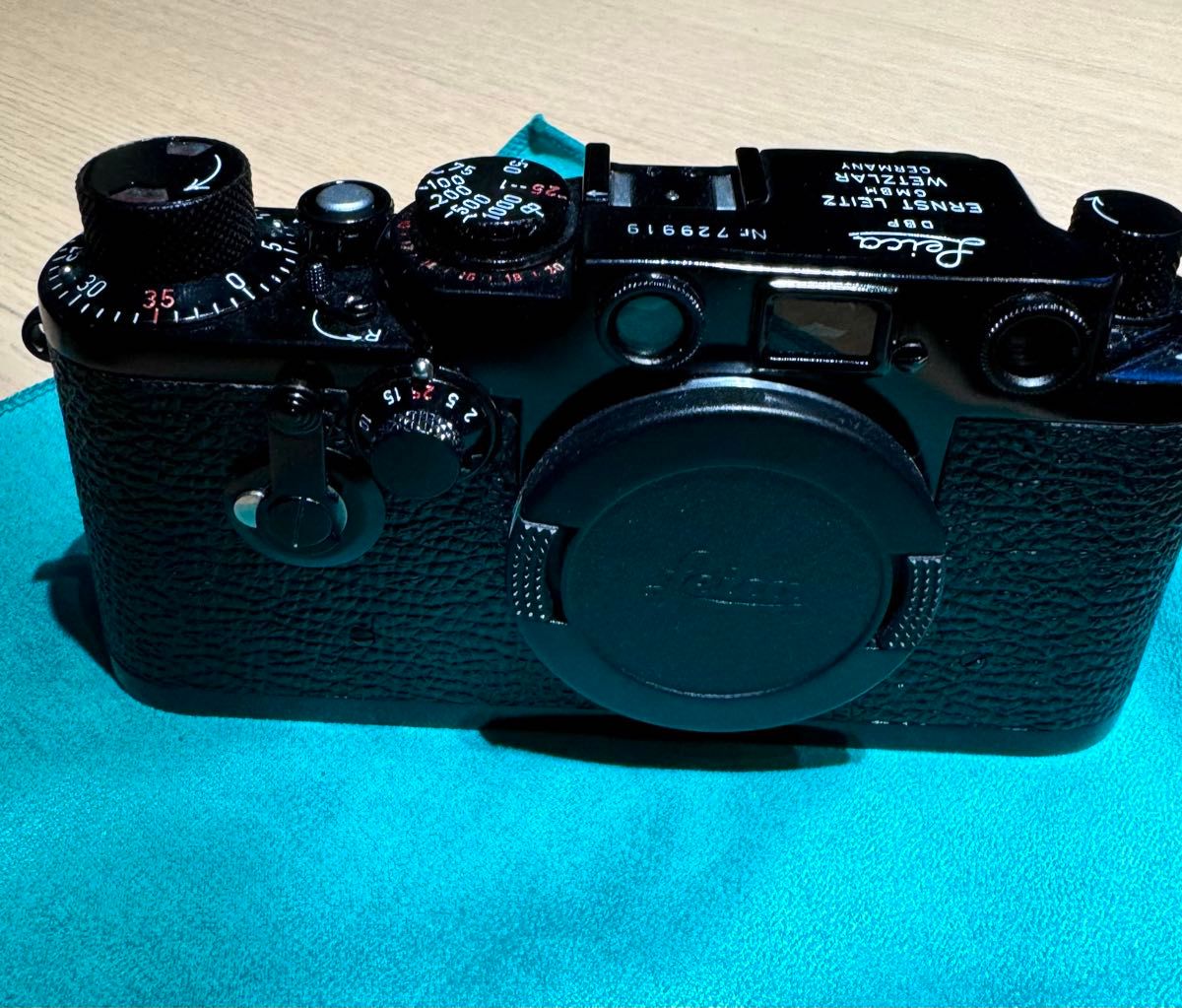 ライカ Leica IIIf レッドダイアル ブラック塗装 OH及び ライカ Leica IIIf レッドダイアル ブラック塗装 OH及び