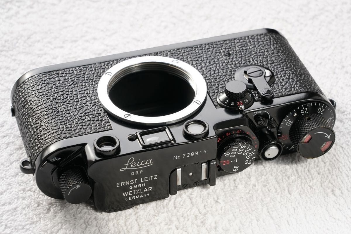 ライカ Leica IIIf レッドダイアル ブラック塗装 OH及び ライカ Leica IIIf レッドダイアル ブラック塗装 OH及び