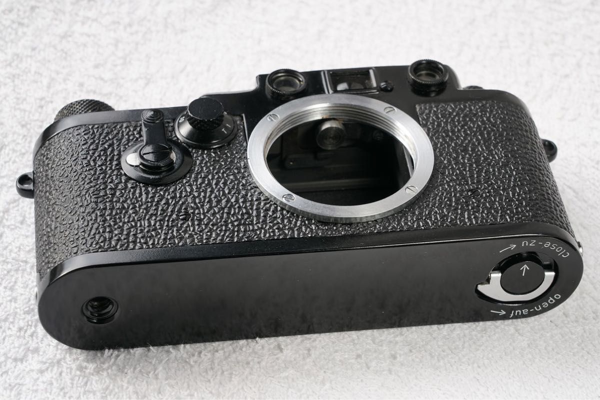 ライカ Leica IIIf レッドダイアル ブラック塗装 OH及び ライカ Leica IIIf レッドダイアル ブラック塗装 OH及び