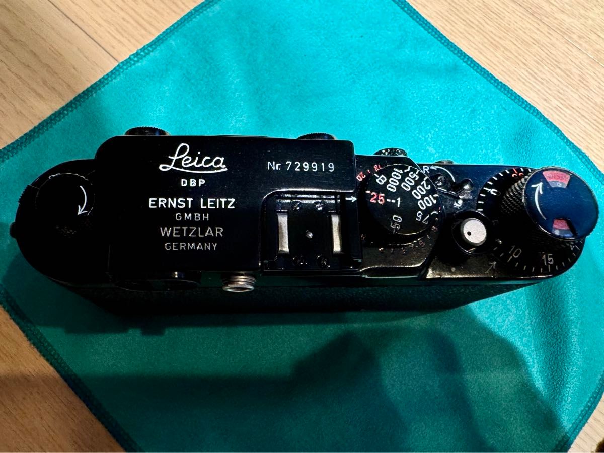 ライカ Leica IIIf レッドダイアル ブラック塗装 OH及び ライカ Leica IIIf レッドダイアル ブラック塗装 OH及び