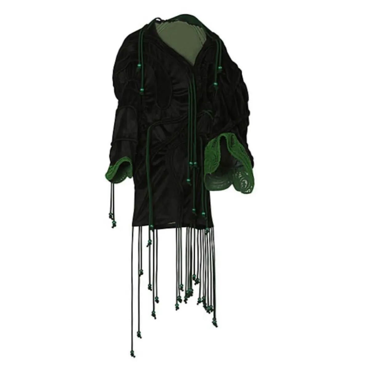 mame kurogouchi 22FW コード刺繍ワンピース 定価52万8千円 mame kurogouchi 22FW コード刺繍ワンピース 定価52万8千円