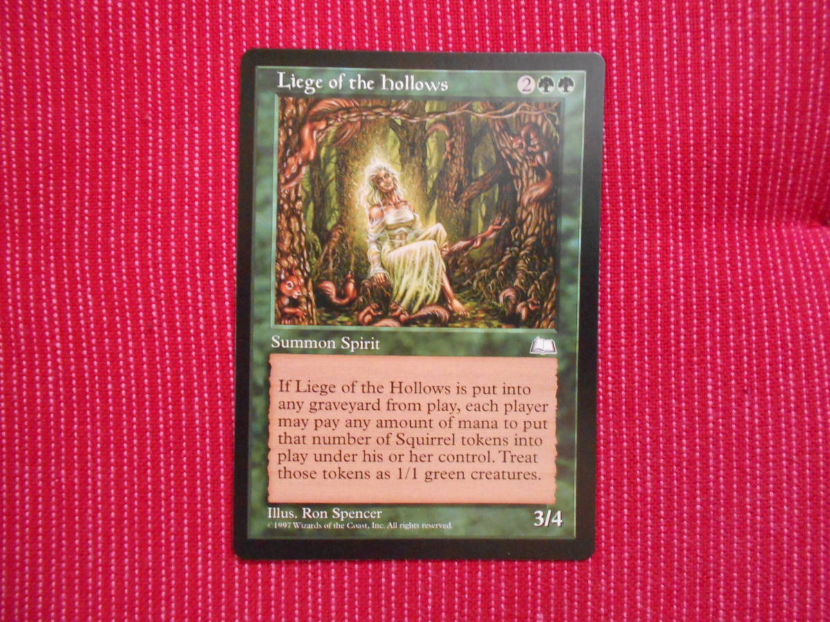 [Weatherlight] MTG : Liege of the Hollows 英語版 黒枠