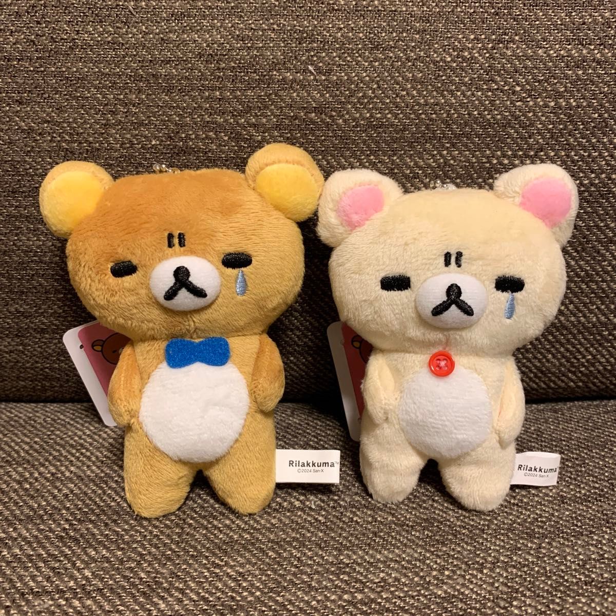 ゆるっと毎日リラックマ ボールチェーン付きぬいぐるみ 2点 ゆるっと毎日リラックマ ボールチェーン付きぬいぐるみ 2点