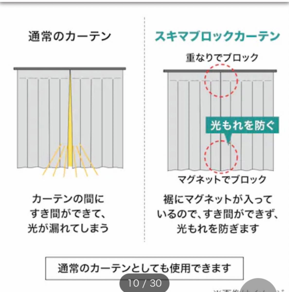 ニトリ カーテン 幅100×丈178cm×2枚スキマブロック遮光1級・遮熱 ニトリ カーテン 幅100×丈178cm×2枚スキマブロック遮光1級・遮熱