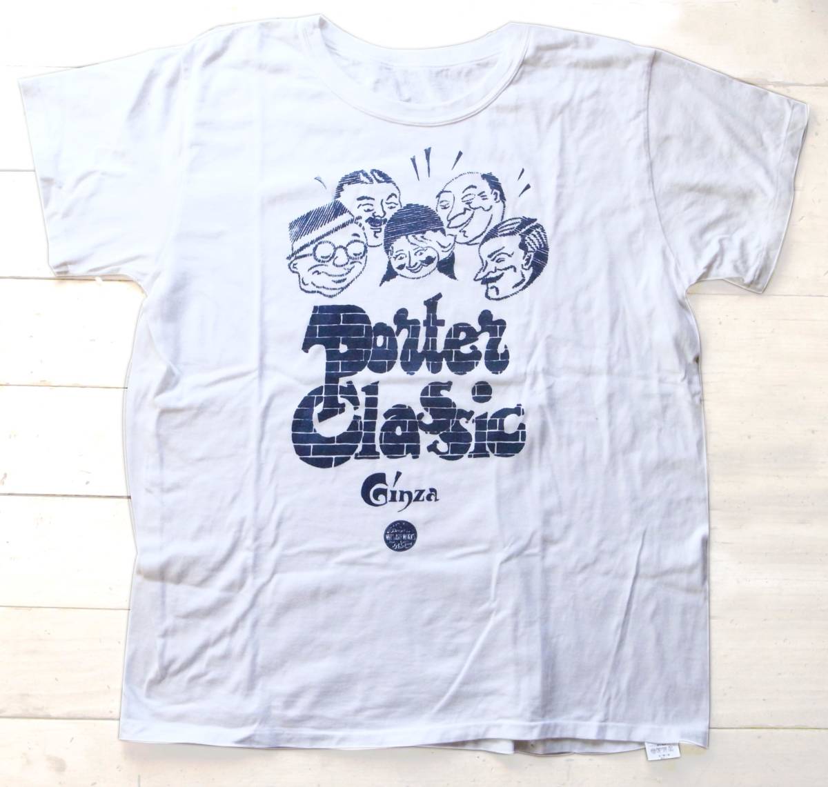 Porter Classic Porter Classic Nuts Art Works Collaboration T Shirt Ginza Shop Limitation Xl White Real Yahoo Auction Salling
