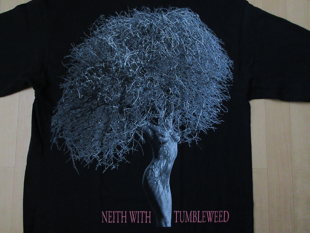 80's 90's USA製 ハーブ リッツ Neith With Tumbleweed Paradise Cove フォト Tシャツ XL Herb Ritts 写真家 エロ 芸術 ART現代美術 美術館