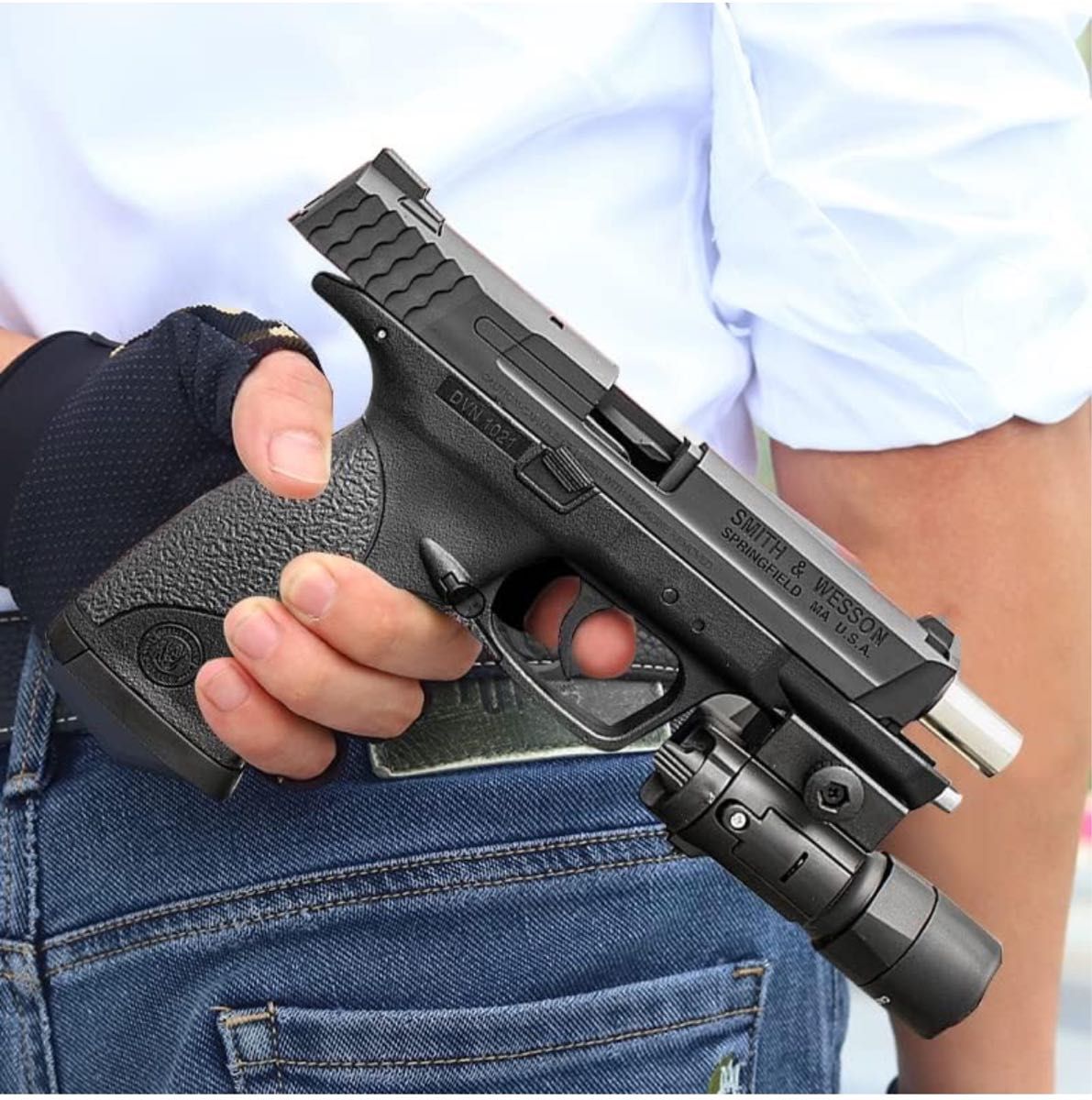 ハンドガン風おもちゃ銃 MP40 M&P40 モデルガン ブローバック ハンドガン風おもちゃ銃 MP40 M&P40 モデルガン ブローバック