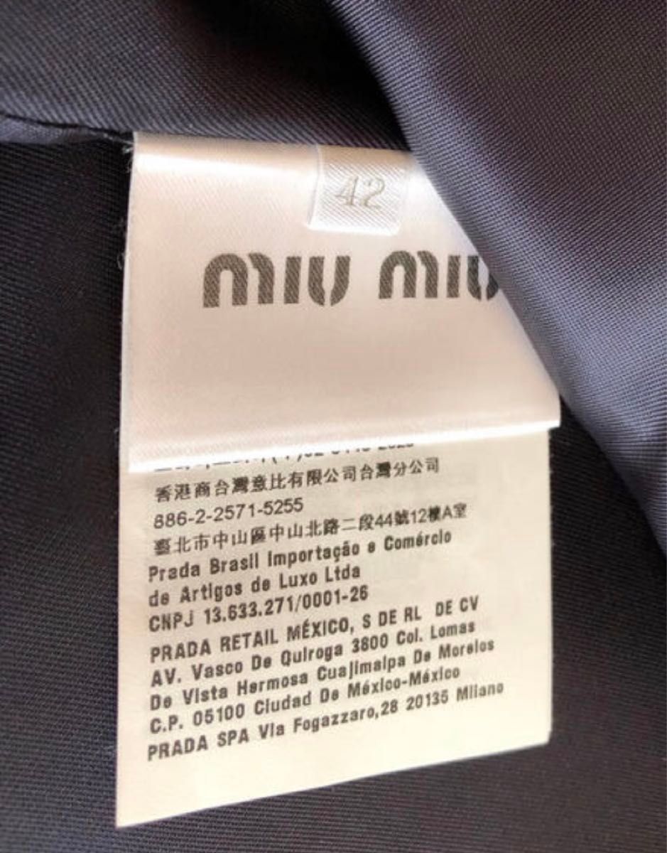 miumiu フリルコート|Yahoo!フリマ(旧PayPayフリマ) miumiu フリルコート|Yahoo!フリマ(旧PayPayフリマ)