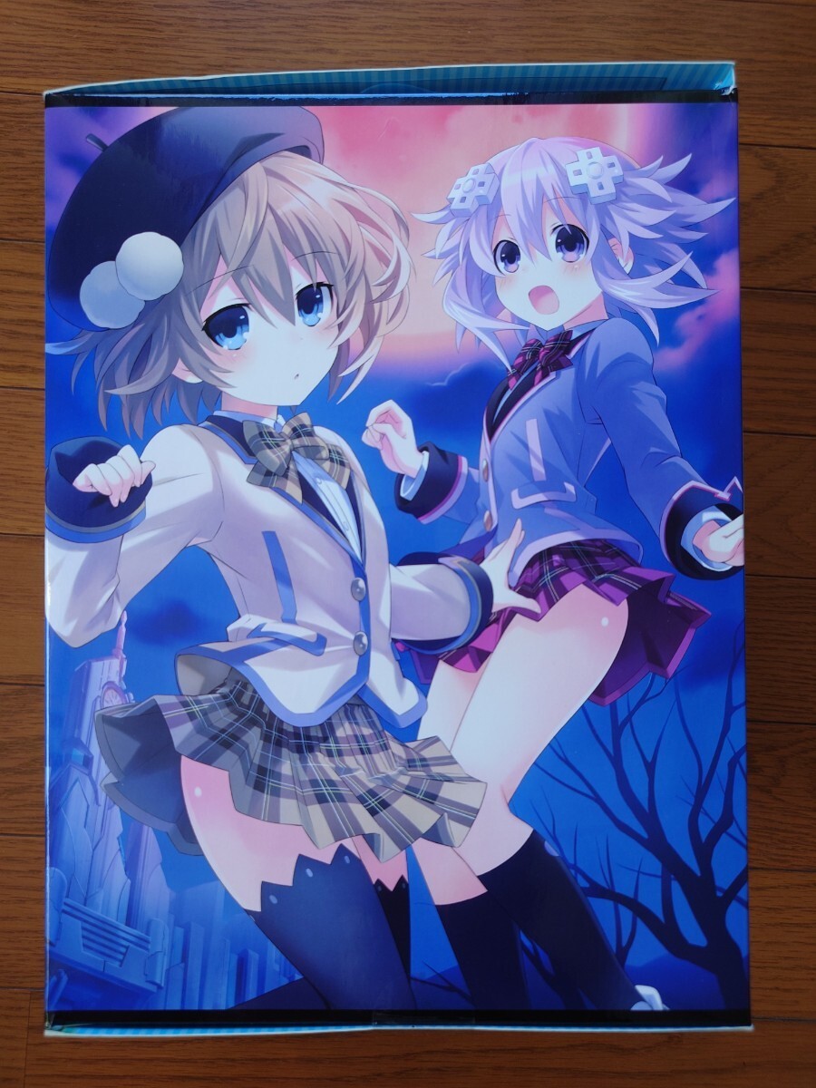 ☆激次元タッグ ブラン+ネプテューヌVSゾンビ軍団 1/7スケール完成品 フィギュア PLUM通販予約購入特典 A4サイズオリジナルステッカー付き_画像4