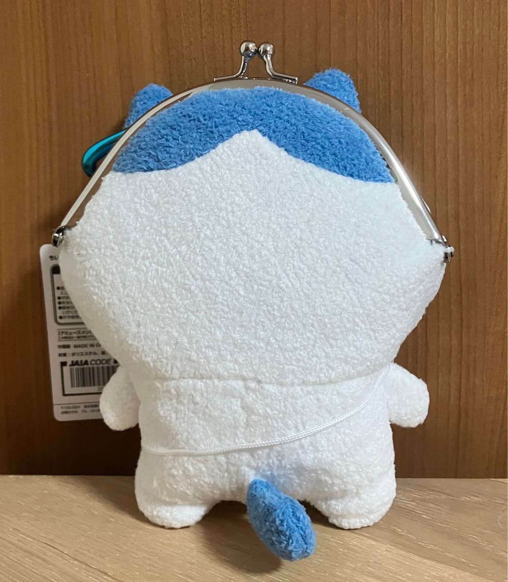 ちいかわ がま口ポーチ ハチワレ ぬいぐるみ タグ付き 未使用 ちいかわ がま口ポーチ ハチワレ ぬいぐるみ タグ付き 未使用