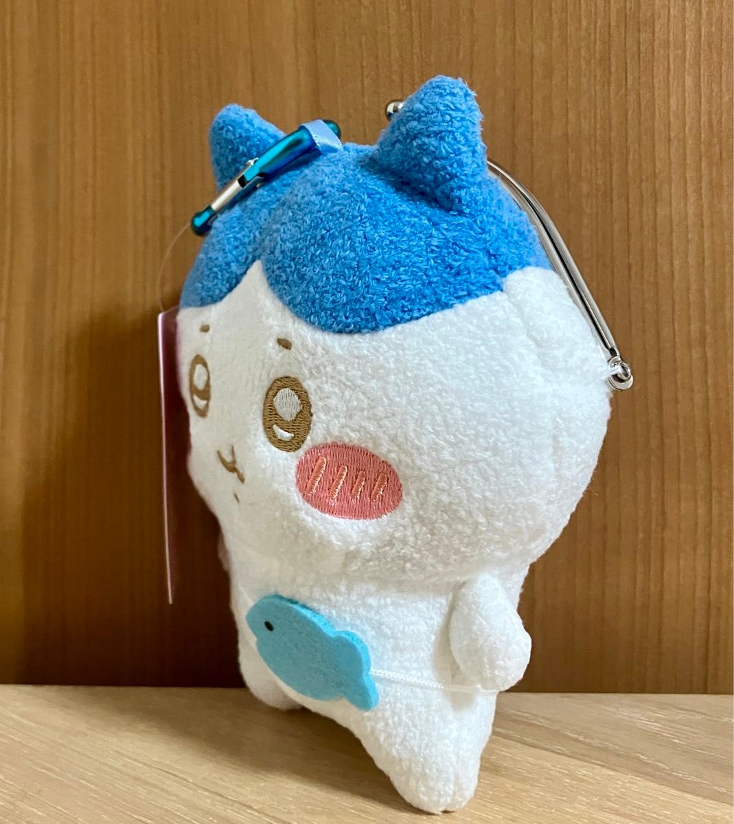 ちいかわ がま口ポーチ ハチワレ ぬいぐるみ タグ付き 未使用 ちいかわ がま口ポーチ ハチワレ ぬいぐるみ タグ付き 未使用
