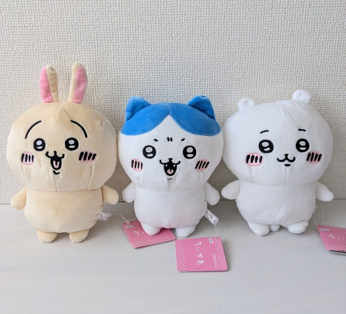 ちいかわ ボイス付きぬいぐるみ ちいかわ×ハチワレ×うさぎ 3点セット ちいかわ ボイス付きぬいぐるみ ちいかわ×ハチワレ×うさぎ 3点