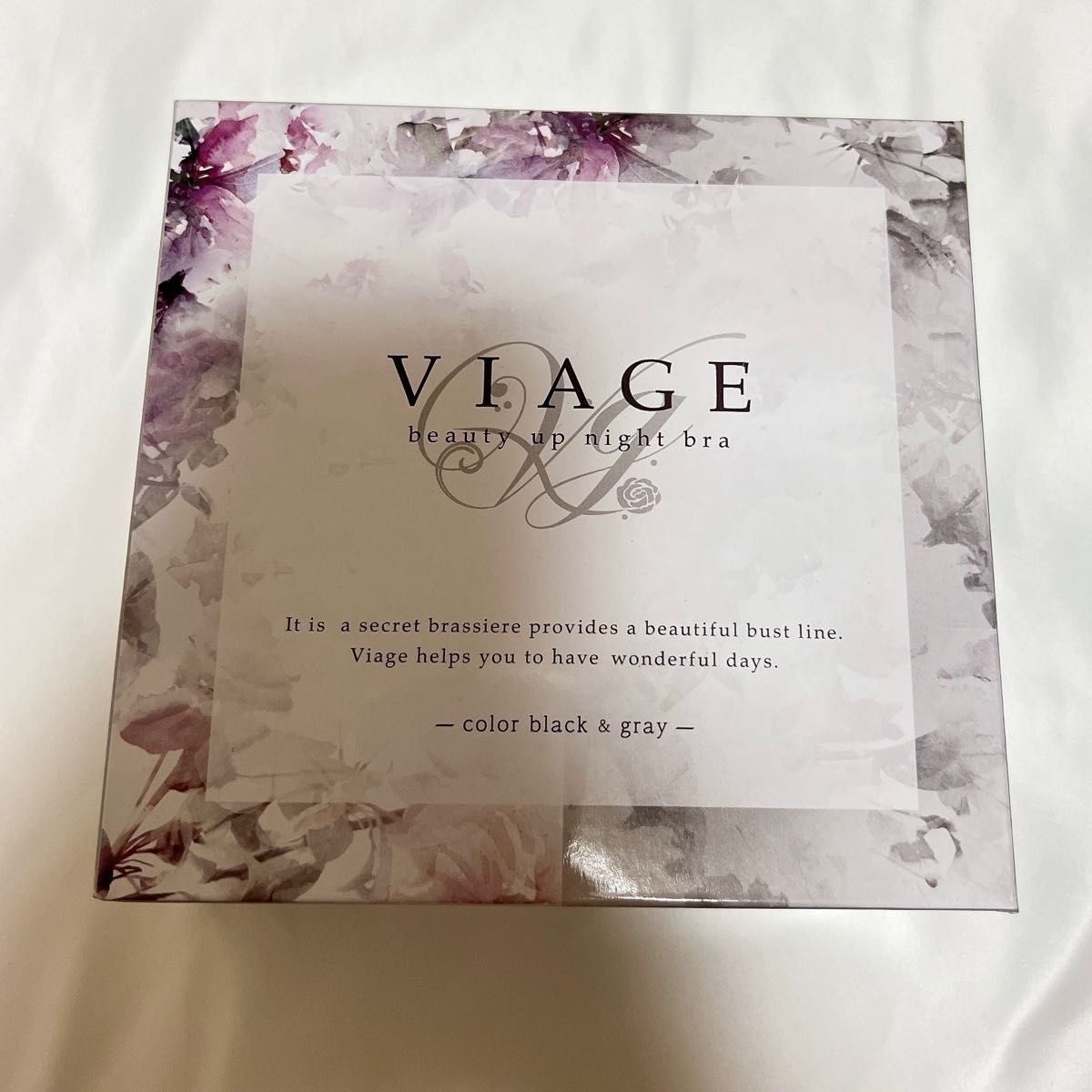 Viage ビューティアップナイトブラ MLサイズ ブラックグレー Viage ビューティアップナイトブラ MLサイズ ブラックグレー