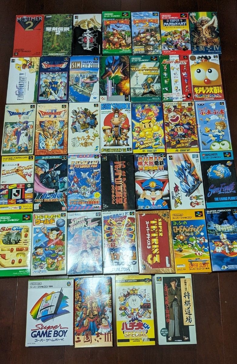 スーパーファミコン SFC 箱付きソフト 39本 まとめ セット