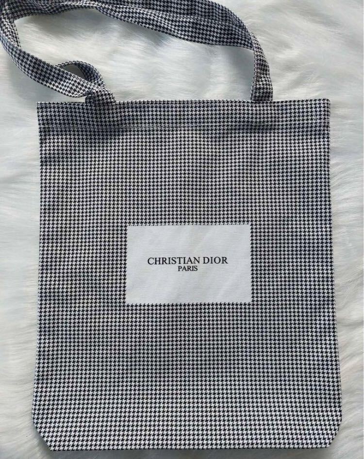 新品 DIOR ディオール ノベルティ トートバッグ っぽくっ 千鳥格子 5 新品 DIOR ディオール ノベルティ トートバッグ っぽくっ 千鳥格子 5