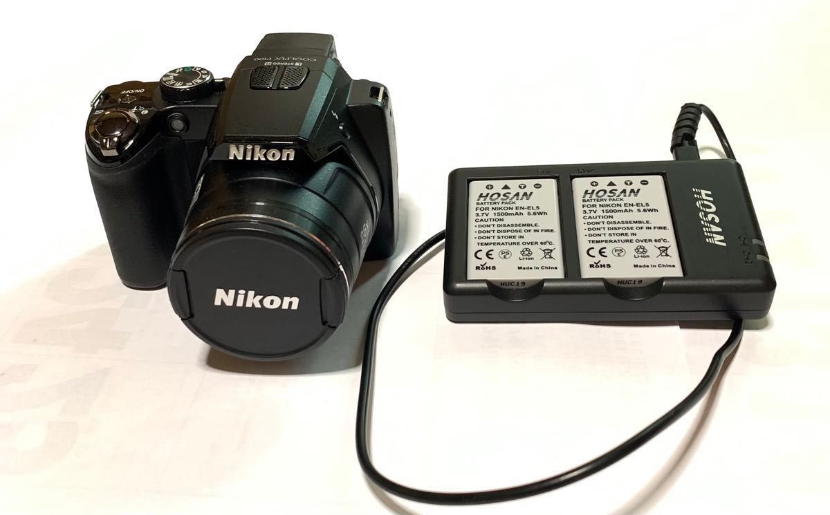 ニコンCOOLPIX(クールピクス)P100 バッテリー3個 充電器 16Gb ニコンCOOLPIX(クールピクス)P100 バッテリー3個 充電器 16Gb
