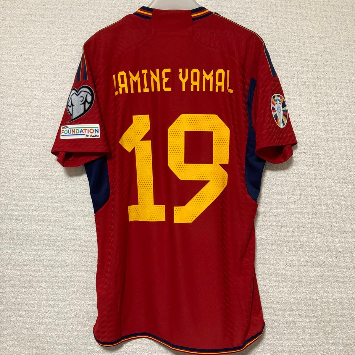 2022 サッカースペイン代表 ホームユニフォーム ラミン・ヤマル 2022 サッカースペイン代表 ホームユニフォーム ラミン・ヤマル