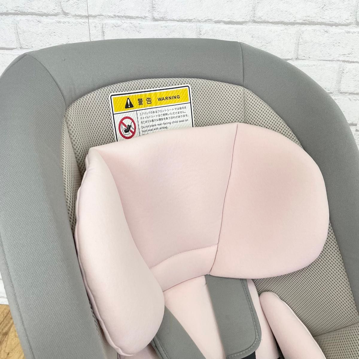 【美品】TAKATA ベビーシート TKBNR002 グレー/ピンク 人気【美品】TAKATA タカタ チャイルドシート TKBNR002 ピンク