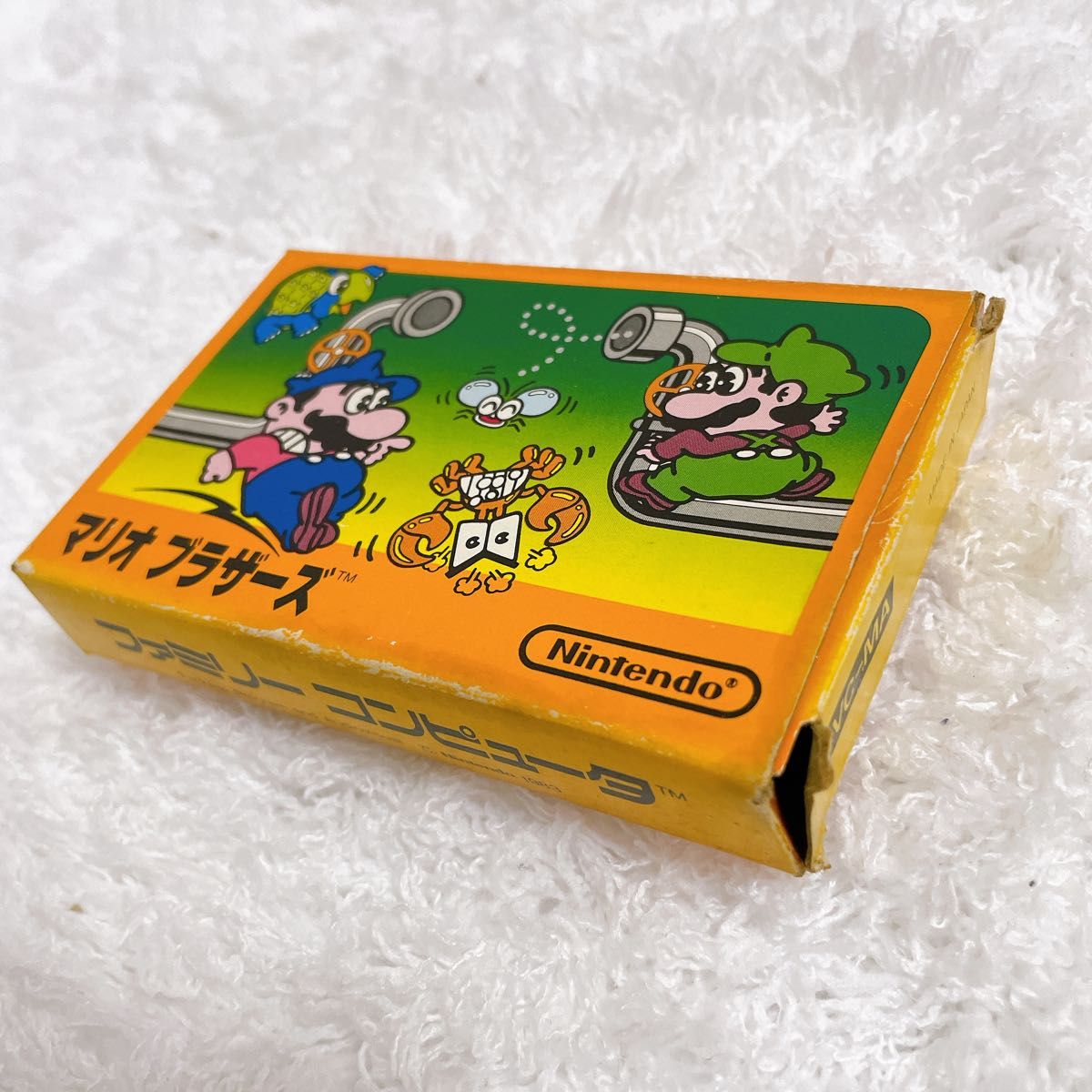 希少 箱付き】初代 マリオ ブラザーズ ファミコンソフト 希少 箱付き】初代 マリオ ブラザーズ ファミコンソフト