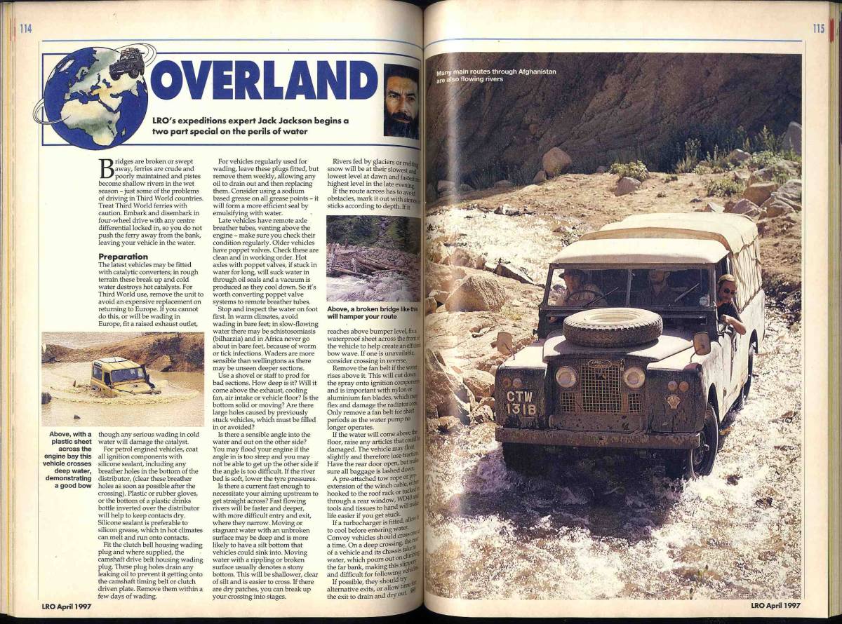 【c5468】97.4 LAND ROVER OWNER International／ミリタリー・ランドローバーほか…（英国のランドローバー専門誌）_画像9