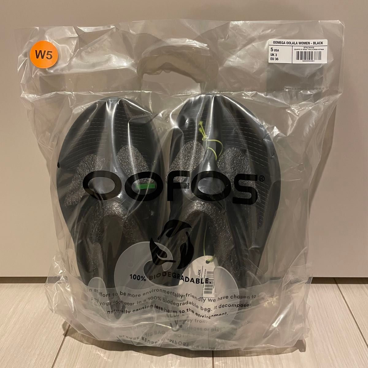 OOFOS ウーフォス OOmega ウーメガ ブラック 22cm 厚底|Yahoo OOFOS ウーフォス OOmega ウーメガ ブラック 22cm 厚底|Yahoo