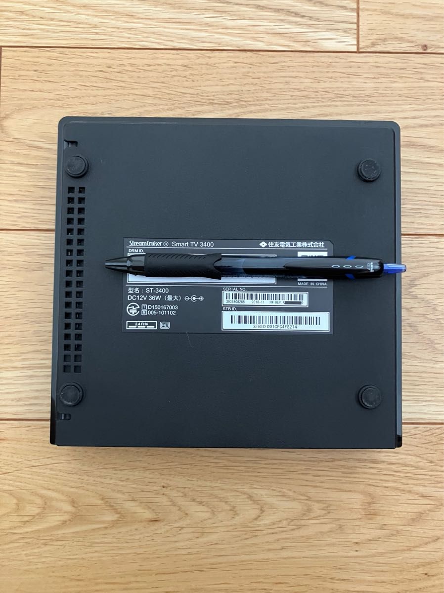 ひかりTV】住友電気工業 ひかりTVチューナー SmartTV3400 ST ひかりTV】住友電気工業 ひかりTVチューナー SmartTV3400 ST