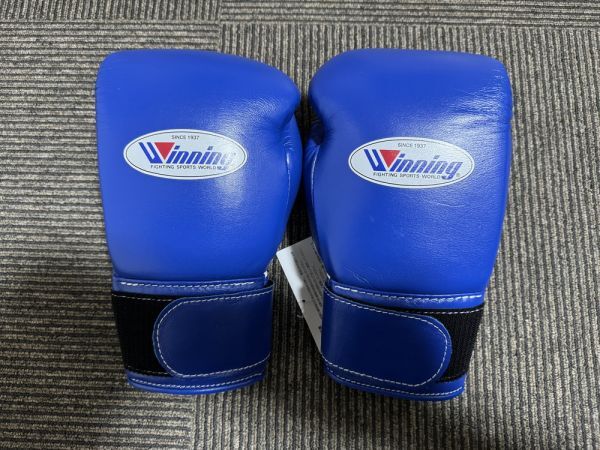 Winning ボクシンググローブ 8oz マジックテープ 青 Yahoo!オークション - 〔ウイニング〕Winningプロフェッショナル