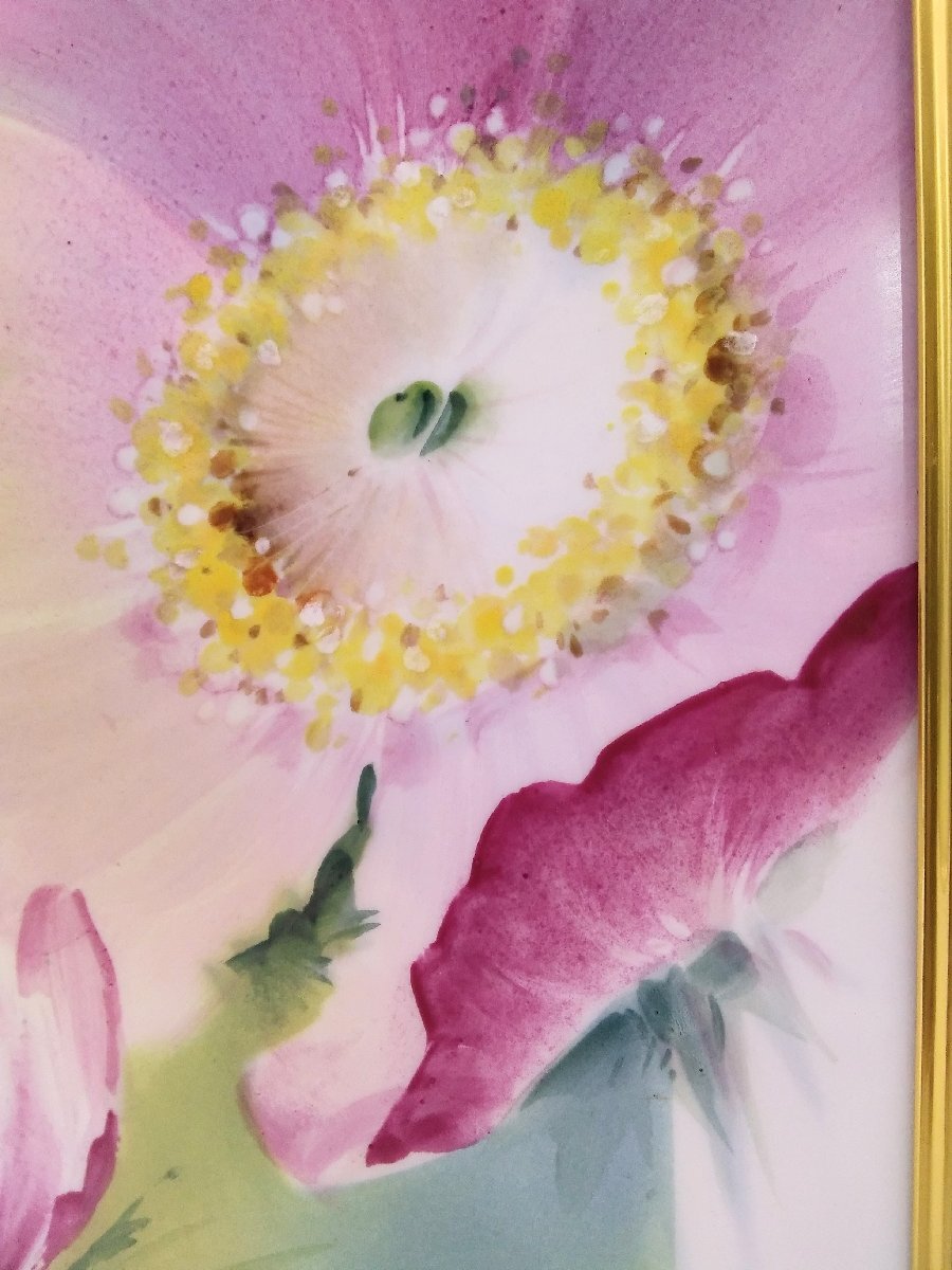 OS マイセン Meissen 陶板画 プラーク イヌバラ 犬薔薇 フラワー OS マイセン Meissen 陶板画 プラーク イヌバラ 犬薔薇 フラワー