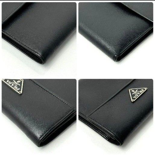 PRADA プラダ 財布 サフィアーノ 二つ折り財布 三角ロゴ PRADA プラダ 財布 サフィアーノ 二つ折り財布 三角ロゴ