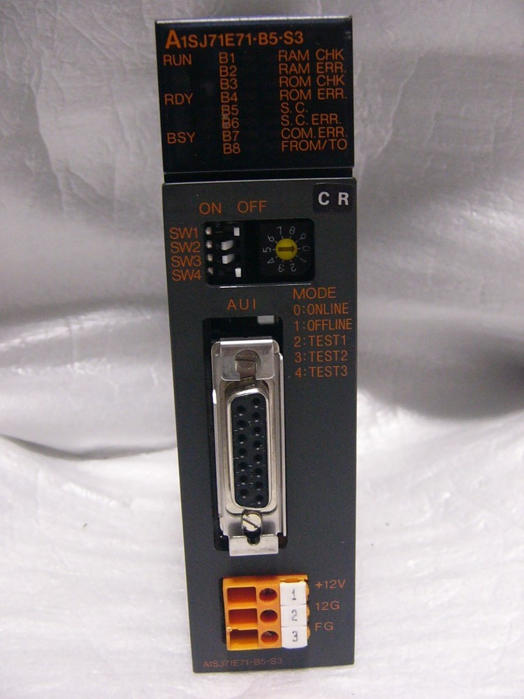 ★動作保証★ 三菱 PLC Ethernet通信装置 A1SJ71E71-B5-S3_画像1