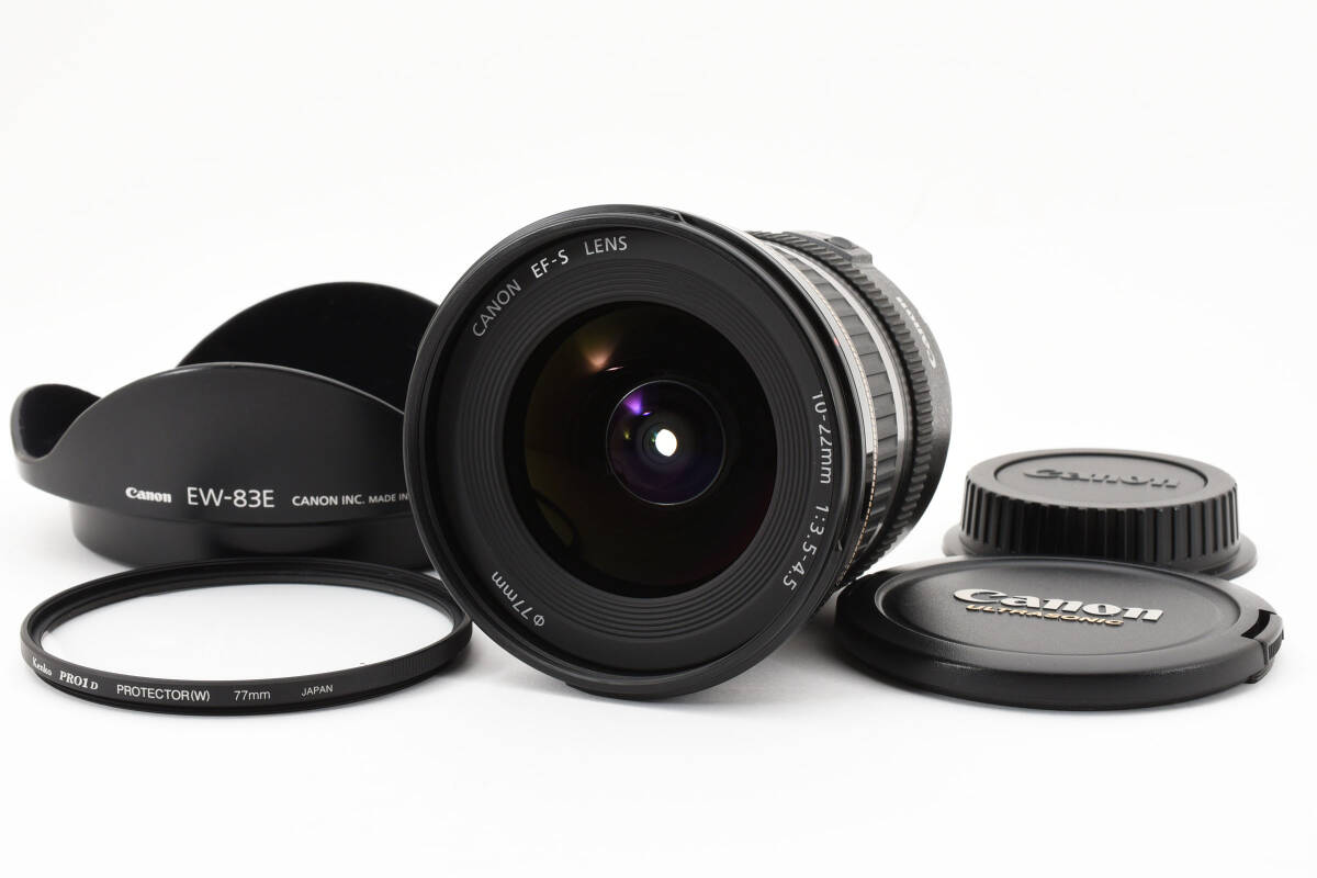 ◇美品・動作OK◇CANON キャノン EF-S 10-22mm F3.5-4.5 USM ◇美品・動作OK◇CANON キャノン EF-S 10-22mm F3.5-4.5 USM
