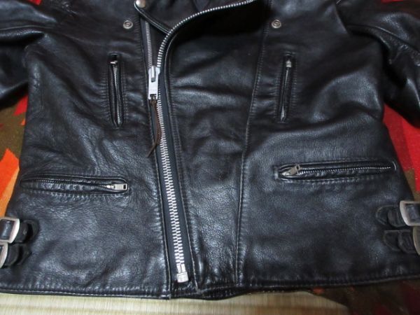  Англия производства 70s Vintage UK long Jean кожа байкерская куртка # Lewis Leathers Британия 666 мотоцикл la rocker 80s 90s