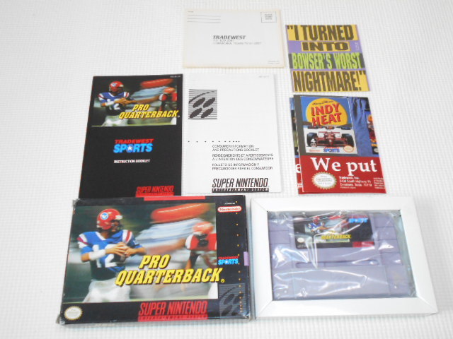 ベビーグッズも大集合 SNES QUARTERBACK SFC★PRO 海外版 端子清掃済み★箱付・説明書付・ソフト付 ポスター付 その他 ベビーグッズも大集合 SNES QUARTERBACK SFC★PRO 海外版 端子清掃済み★箱付・説明書付・ソフト付 ポスター付 その他