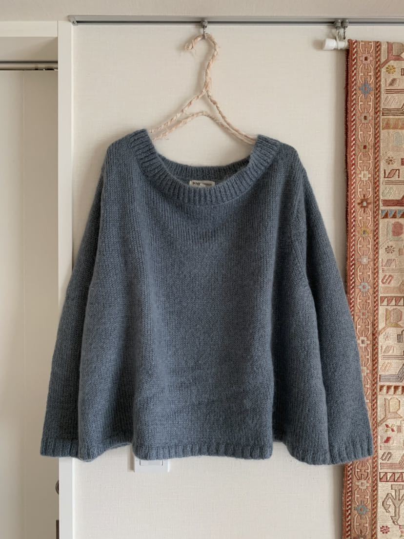 J&M DAVIDSON モヘア ニット モヘヤ ブルー - ヤフオク!