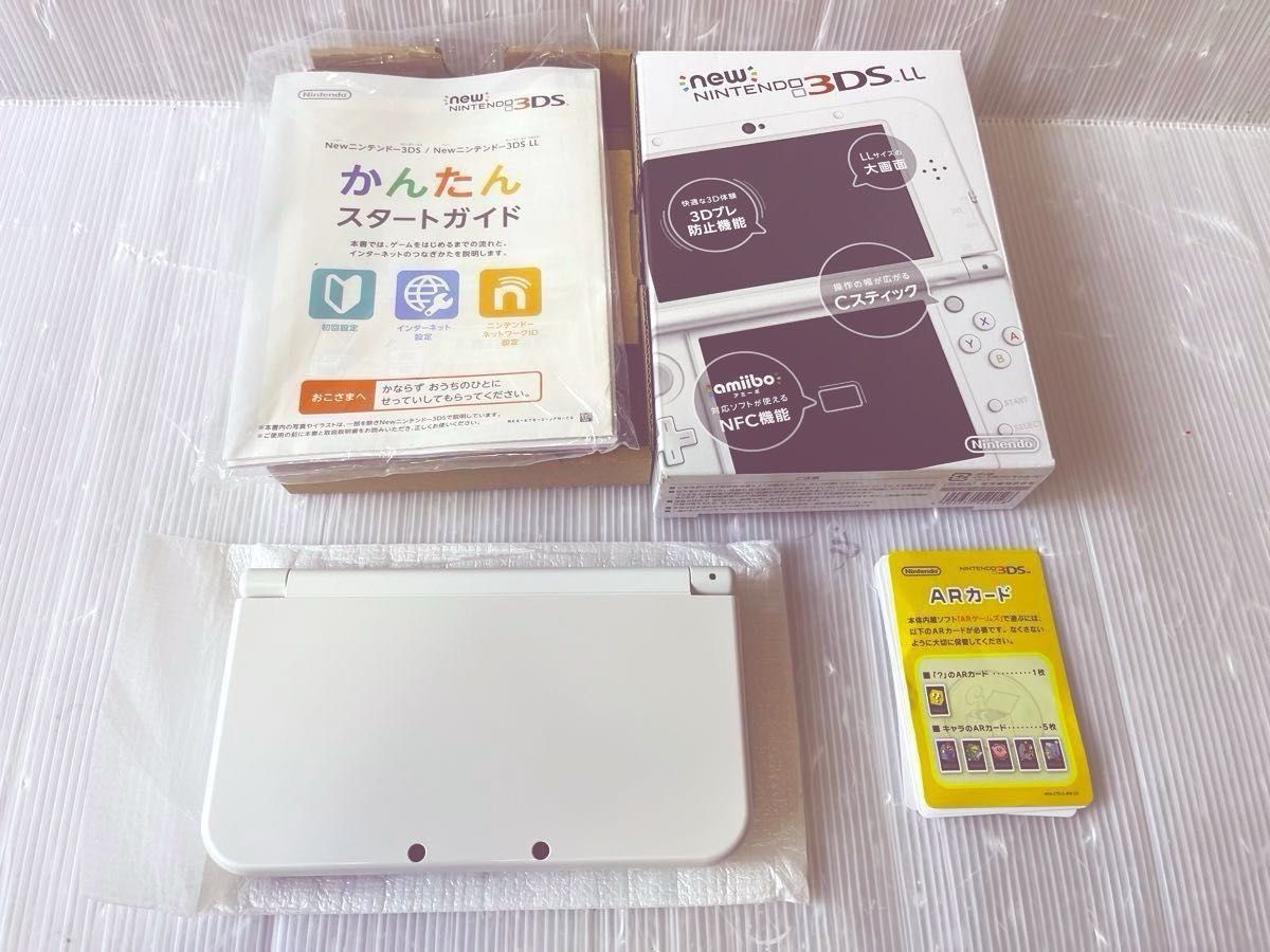 本体ほぼ未使用 極上美品 New ニンテンドー 3DSLL パール 本体ほぼ未使用 極上美品 New ニンテンドー 3DSLL パール