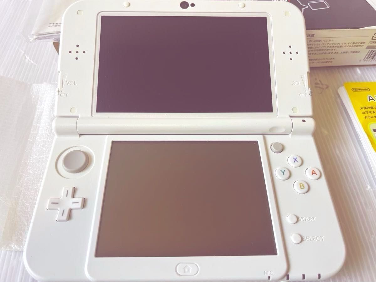 本体ほぼ未使用 極上美品 New ニンテンドー 3DSLL パール 本体ほぼ未使用 極上美品 New ニンテンドー 3DSLL パール
