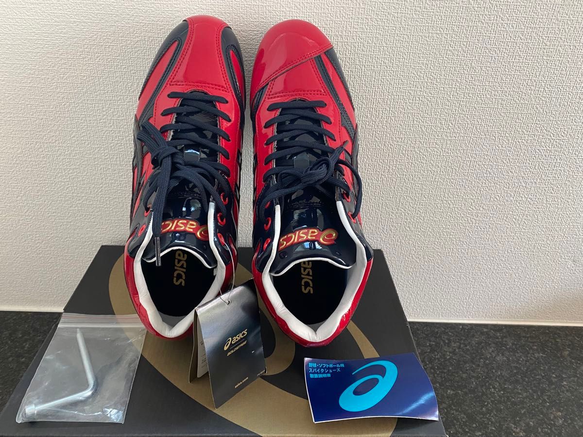 最終値下げ asics アシックス オーダー スパイク 野球 ネイビー 最終値下げ asics アシックス オーダー スパイク 野球 ネイビー