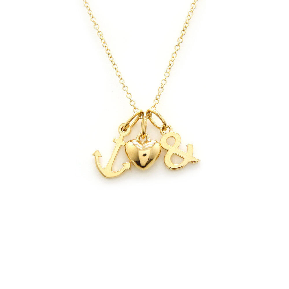新しいスタイル 中古美品 K18 ペンダント ネックレス TIFFANY&Co ティファニー サファイア