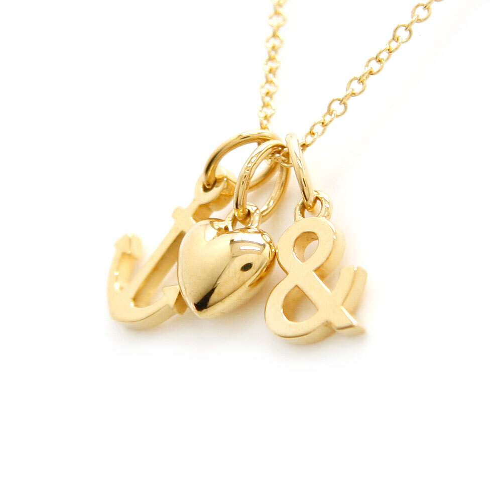 中古美品 ティファニー TIFFANY&Co ネックレス ペンダント K18 中古美品 ティファニー TIFFANY&Co ネックレス ペンダント K18