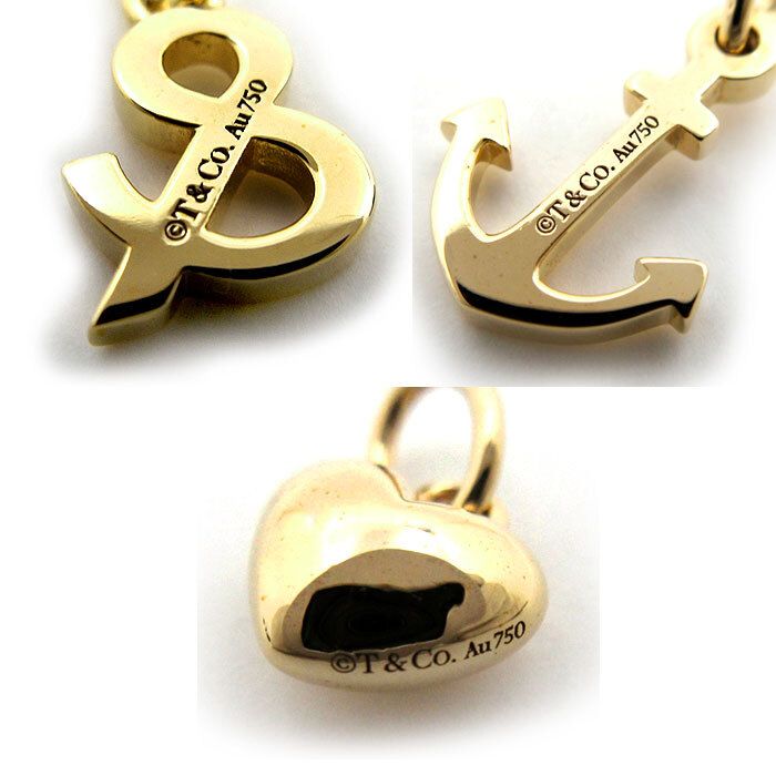 中古美品 ティファニー TIFFANY&Co ネックレス ペンダント K18 中古美品 ティファニー TIFFANY&Co ネックレス ペンダント K18