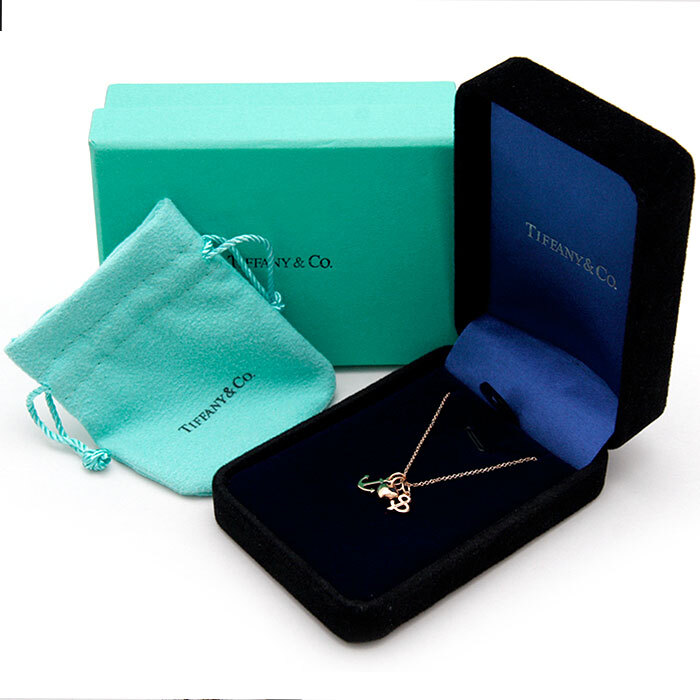 中古美品 ティファニー TIFFANY&Co ネックレス ペンダント K18 中古美品 ティファニー TIFFANY&Co ネックレス ペンダント K18